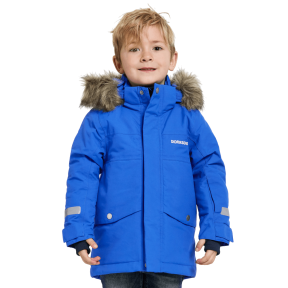 Didriksons Bjärven Kids Parka, caribbean blue