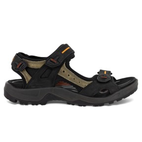 Ecco Offroad Men's Nubuck Sandals, Black/Mole