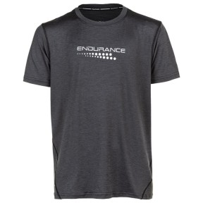 Endurance Drill Jr. Unisex Melange S/S Tee, Black