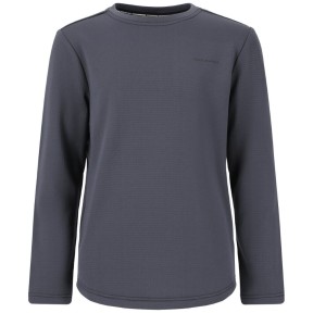 Endurance Eally Jr. Kids Waffle L/S Tee, Ombre Blue