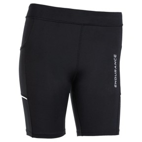 Endurance Energy Jr. Kids Short Tights, Black