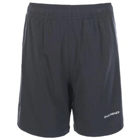 Endurance Grosseto Jr. 2-in-1 Kids Shorts, Black