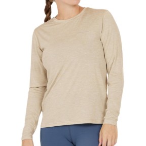 Endurance Maje Women's Melange L-S Tee, Beige