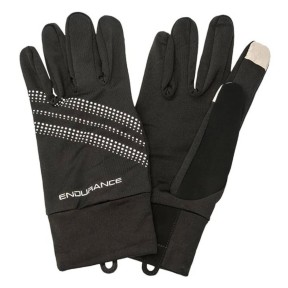 Endurance Sherman Run Gloves, Black