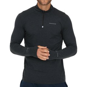 Endurance Tune Melange Men's Midlayer, Black