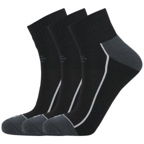 Endurance Virtus Nolly Quarter Socks 3-Pack, Black