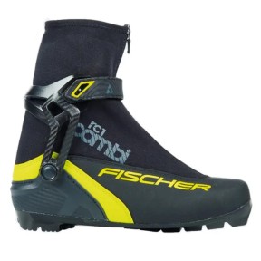 Fischer RC1 Combi Boots, Black/Yellow