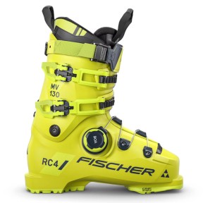 Fischer RC4 130 MV BOA Ski Boots, Yellow