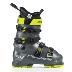 Fischer RC4 90 HV GW XTR Ski Boots, Granite