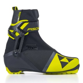 Fischer Speedmax Junior Skate Boots, Black/Yellow