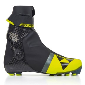 Fischer Speedmax Skate Ski Boots, Black/Yellow