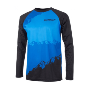 Ghost AM Long Sleeve Jersey, black/blue