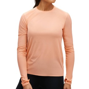 Hoka Airolite Run Women's Long Sleeve, Papaya