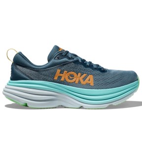 Hoka Bondi 8 Men's Shoes, Deep Lagoon/Ocean Mist