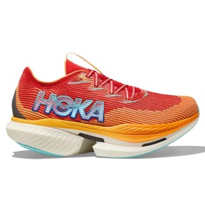 Hoka Cielo X Men's, Cerise/Solar Flare