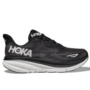 Hoka Clifton 9 Wide Women's, Black/White