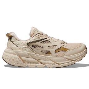 Hoka Clifton L Unisex Shoes, Vanilla/Wheat