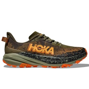 Hoka Speedgoat 6 Men's Trail, Antique Olive/Squash