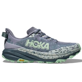 Hoka Speedgoat 6 Women's Trail Shoes, Moonlight/Thunder Cloud