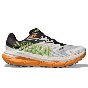 Hoka Tecton X 2 Men's Shoes, White/Solar Flare