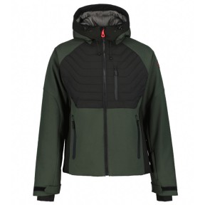 Icepeak Ebern Men's Softshell Jacket, Dark Green