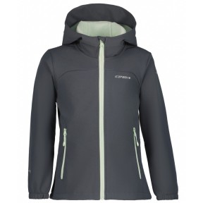 Icepeak Kobryn Jr Girls Softshell Jacket, Granite