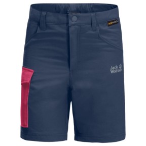 Jack Wolfskin Active Softshell Kids Shorts, Dark Indigo