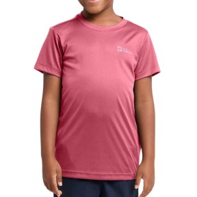 Jack Wolfskin Active Solid Kids T-Shirt, Soft Pink