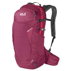 Jack Wolfskin Crosstrail 22 St, Hiking Backpack, Beaujolais