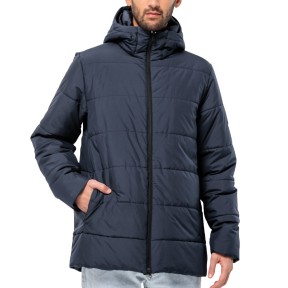 Jack Wolfskin Deutzer Long Men's Jacket, Night Blue