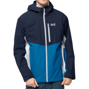 Jack Wolfskin Eagle Peak, Blue Pacific | Vīriešu Hardshell Jaka