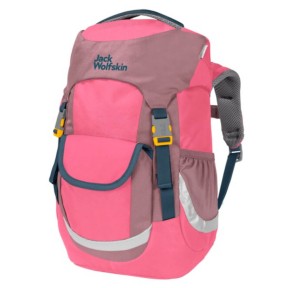 Jack Wolfskin Explorer 16 Kids Hiking Backpack, Pink Lemonade