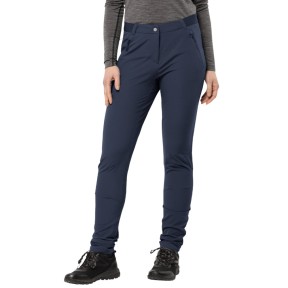 Jack Wolfskin Geigelstein Slim Women's Softshell Pants, Night Blue