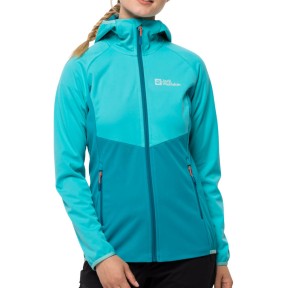 Jack Wolfskin Go Hike Women's Softshell Jacket, Tile Blue