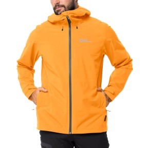 Jack Wolfskin Highest Peak Men's Jacket, Orange Pop