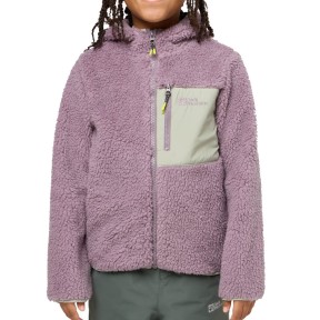 Jack Wolfskin Ice Curl Hood Kids Jacket, Wild Bloosom