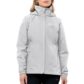 Jack Wolfskin Stormy Point 2l Women's Jacket, Cool Grey