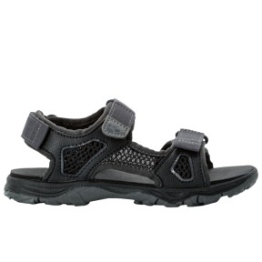 Jack Wolfskin Taraco Kids Beach Sandals, Black