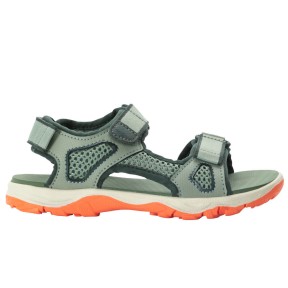 Jack Wolfskin Taraco Kids Beach Sandals, Mint Leaf