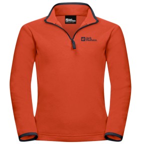 Jack Wolfskin Taunus Halfzip Kids Fleece, Carnelian