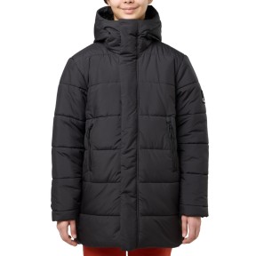 Jack Wolfskin Teen Ins Long Jacket, Granite Black