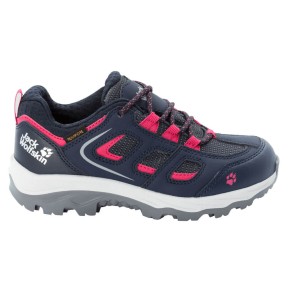 Jack Wolfskin Vojo Texapore WP Low Kids Shoes, Dark Blue/Pink