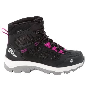 Jack Wolfskin Vojo Texapore WP Mid Kids Shoes, Phantom/Pink