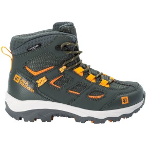 Jack Wolfskin Vojo Texapore WP Mid Kids Shoes, Slate Green