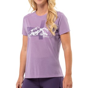 Jack Wolfskin Vonnan S/S Women's Graphic T-Shirt, Velvet