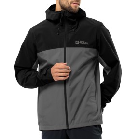 Jack Wolfskin Weiltal 2l Men's Rain Jacket, Slate