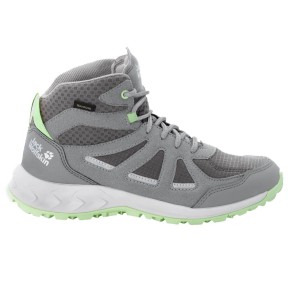 Jack Wolfskin Woodland 2 Women's Texapore Mid, D Grey/L Green