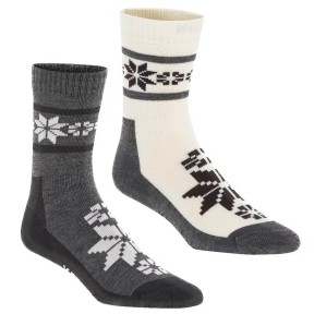 Kari Traa Rusa Wool Sock 2PK, Dus Grey