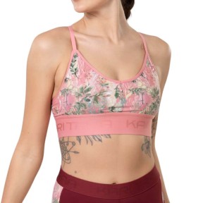 Kari Traa Var Printed Sports Bra, Dusty Pink