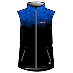 KV+ Tornado Men's Vest, Black/Blue